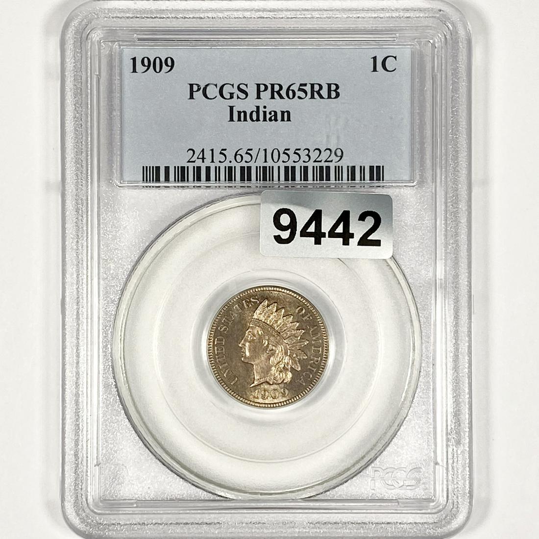 1909 Indian Head Cent PCGS-PR65 RB (1 of 2)