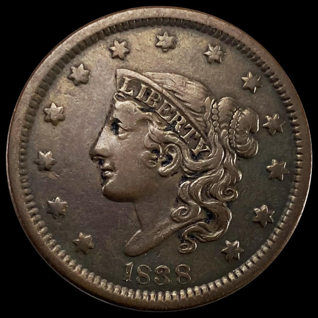 1838 Large Cent CLOSELY UNCIRCULATED (1 of 2)