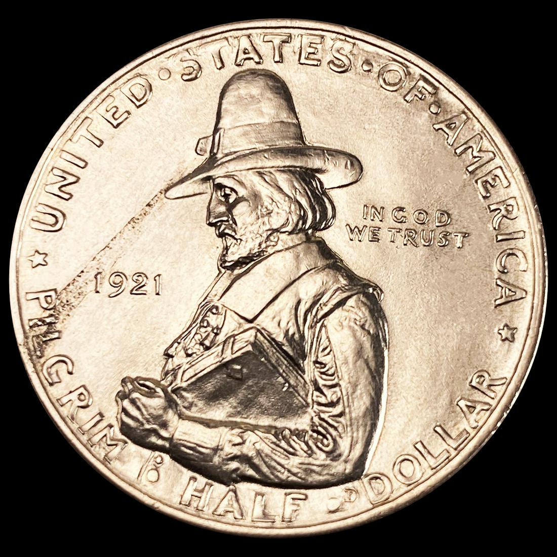 1921 Pilgrim Half Dollar UNCIRCULATED (1 of 2)
