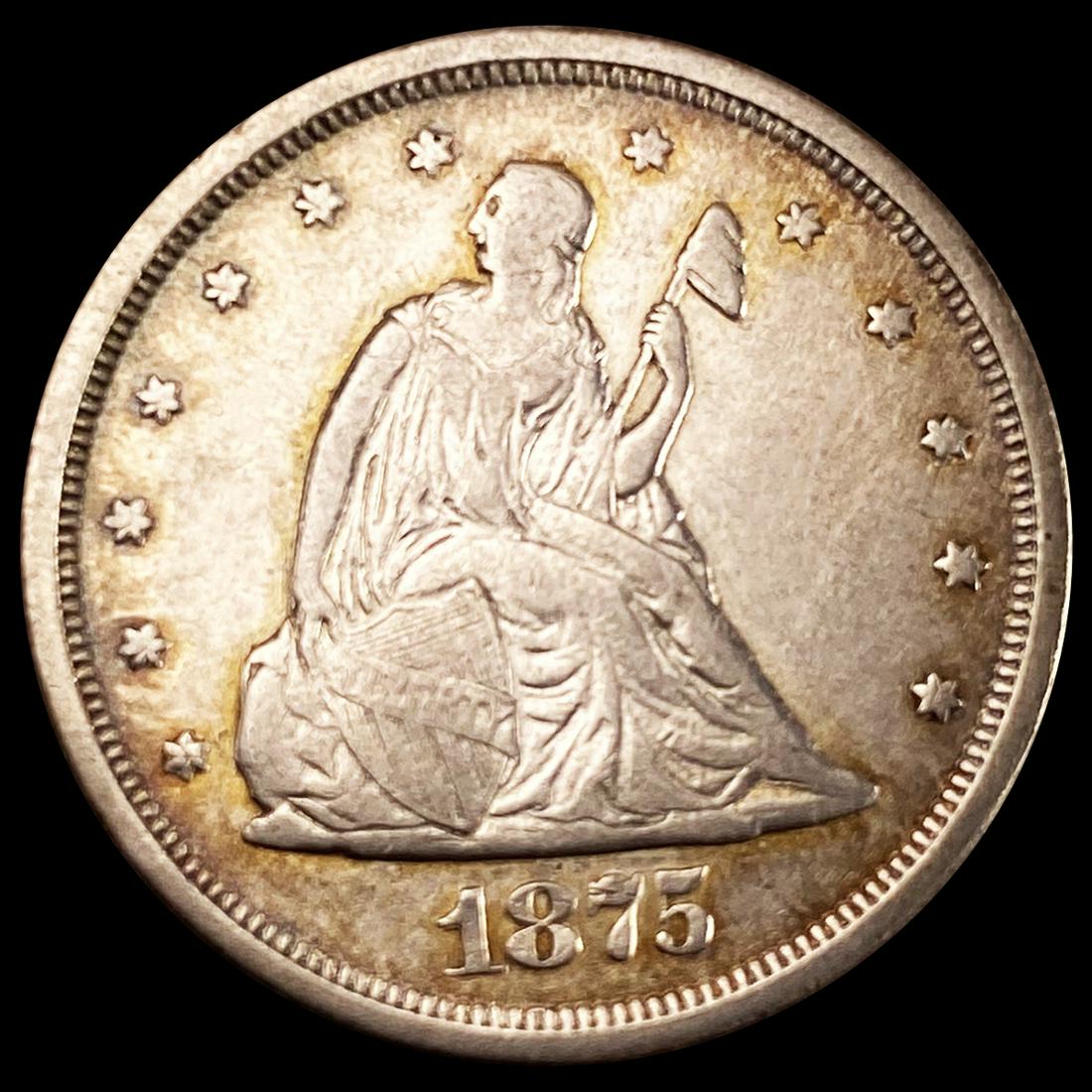 1875-S Twenty Cent Piece CLOSELY UNCIRCULATED (1 of 2)