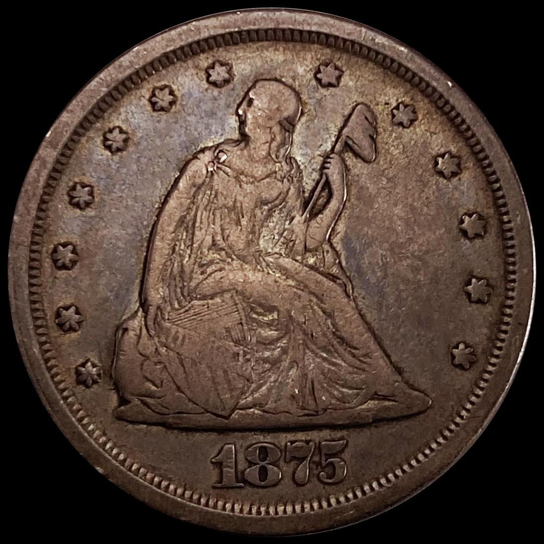 1875-S Twenty Cent Piece NEARLY UNCIRCULATED (1 of 2)