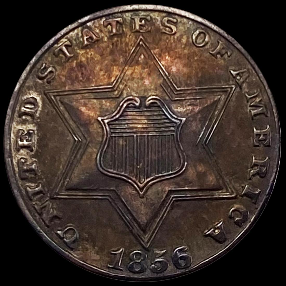 1856 Silver Three Cent UNCIRCULATED (1 of 2)