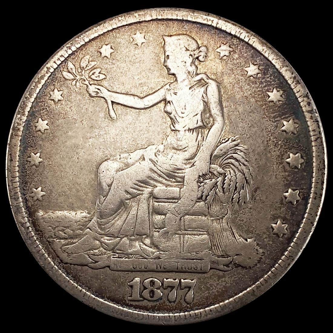 1877 Silver Trade Dollar LIGHTLY CIRCULATED (1 of 2)