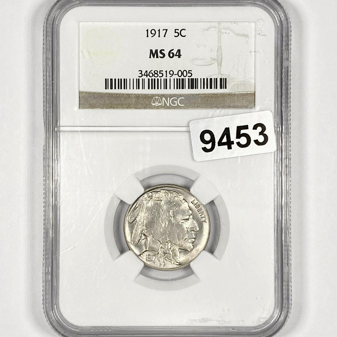 1917 Buffalo Nickel NGC-MS64 (1 of 2)