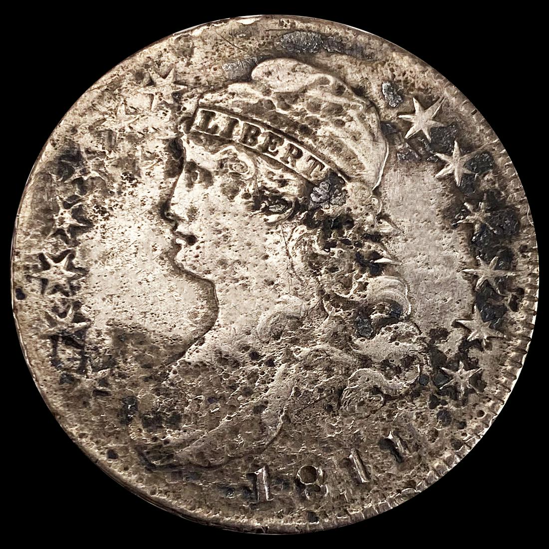 1811 Capped Bust Half Dollar LIGHTLY CIRCULATED (1 of 2)