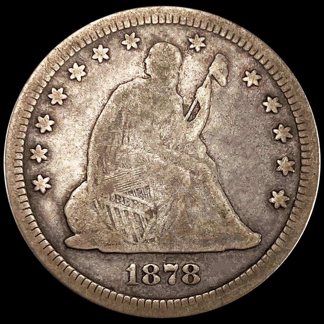 1878 Seated Liberty Quarter NICELY CIRCULATED (1 of 2)