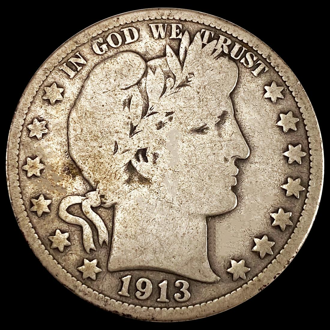 1913 Barber Half Dollar NICELY CIRCULATED (1 of 2)