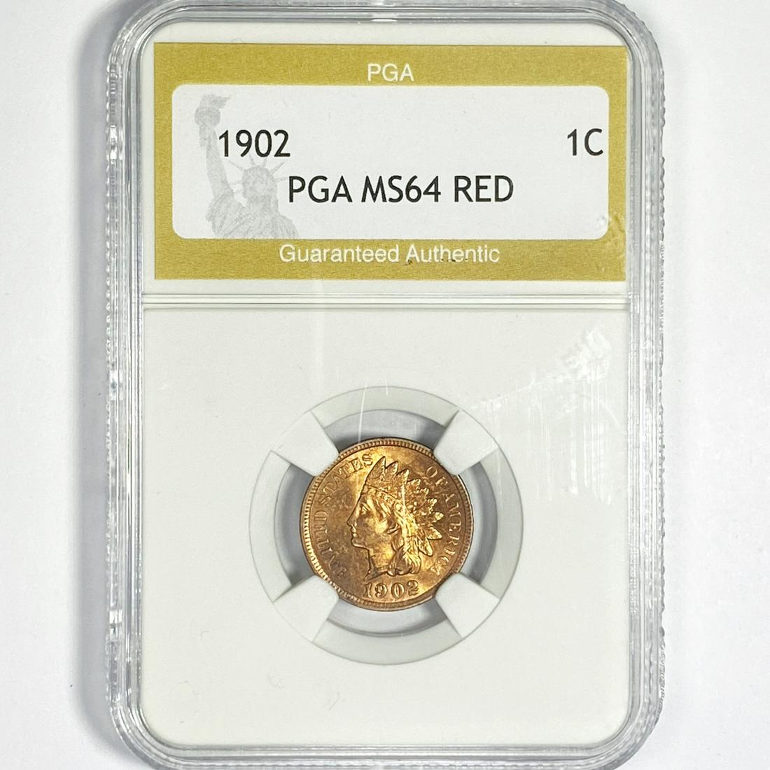 1902 Indian Head Cent PGA-MS64 Red (1 of 2)