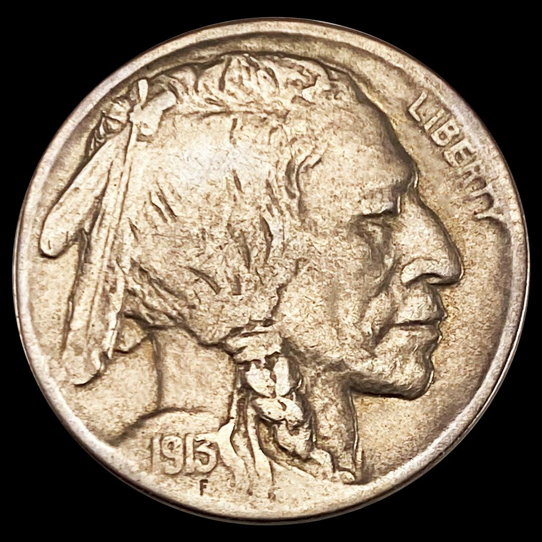 1913-D Buffalo Nickel NEARLY UNCIRCULATED (1 of 2)