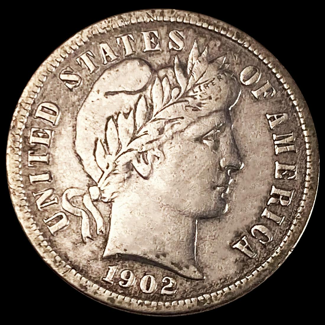 1902-S Barber Dime CLOSELY UNCIRCULATED (1 of 2)