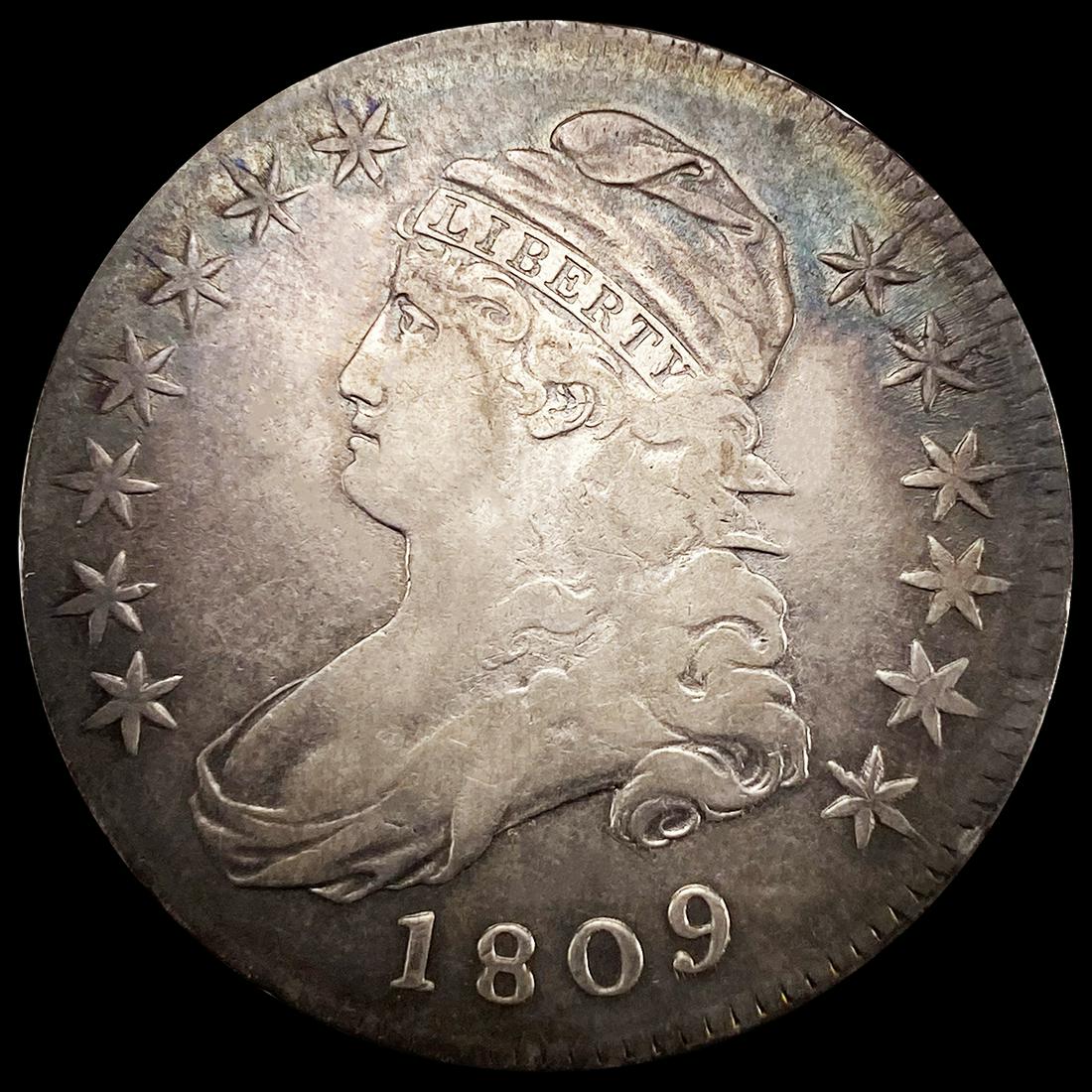 1809 Capped Bust Half Dollar LIGHTLY CIRCULATED (1 of 2)