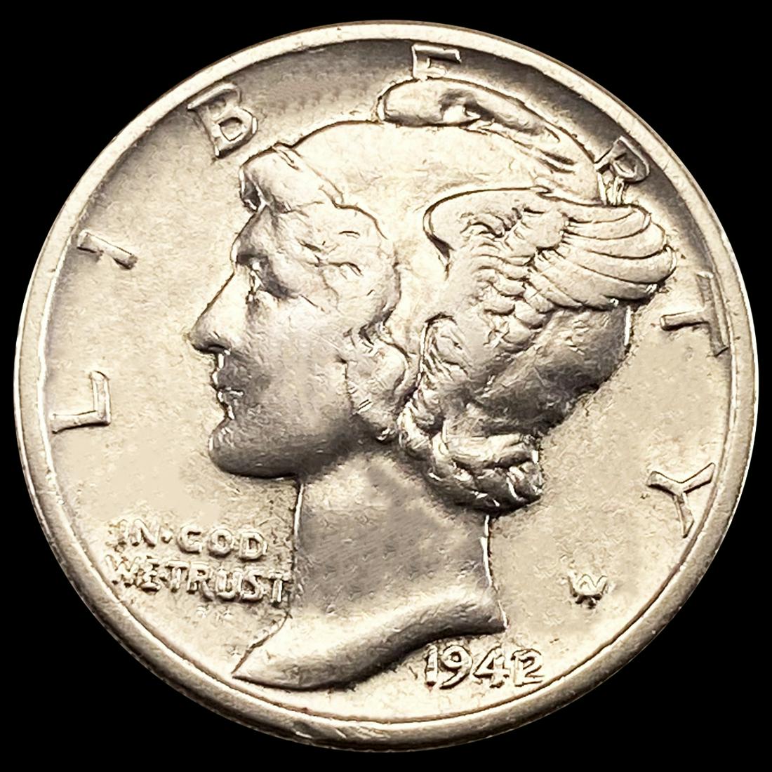 1942/1 Mercury Dime CLOSELY UNCIRCULATED (1 of 2)