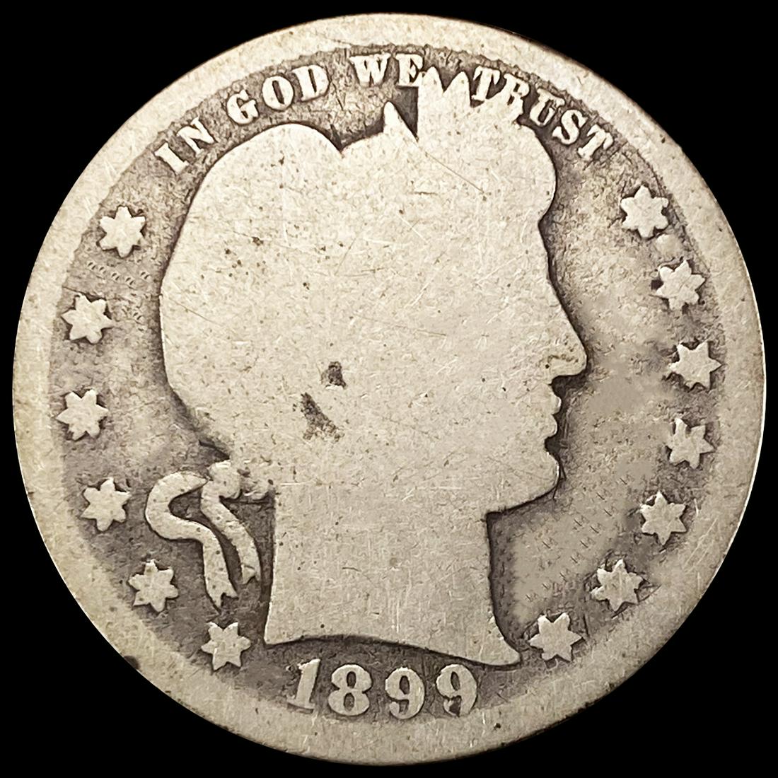 1899-S Barber Quarter NICELY CIRCULATED (1 of 2)