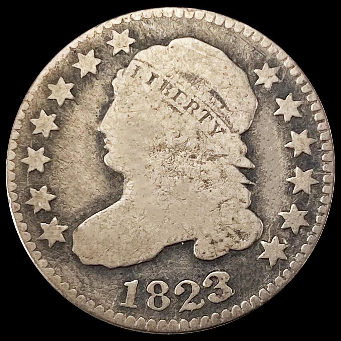1823 Capped Bust Dime NICELY CIRCULATED (1 of 2)