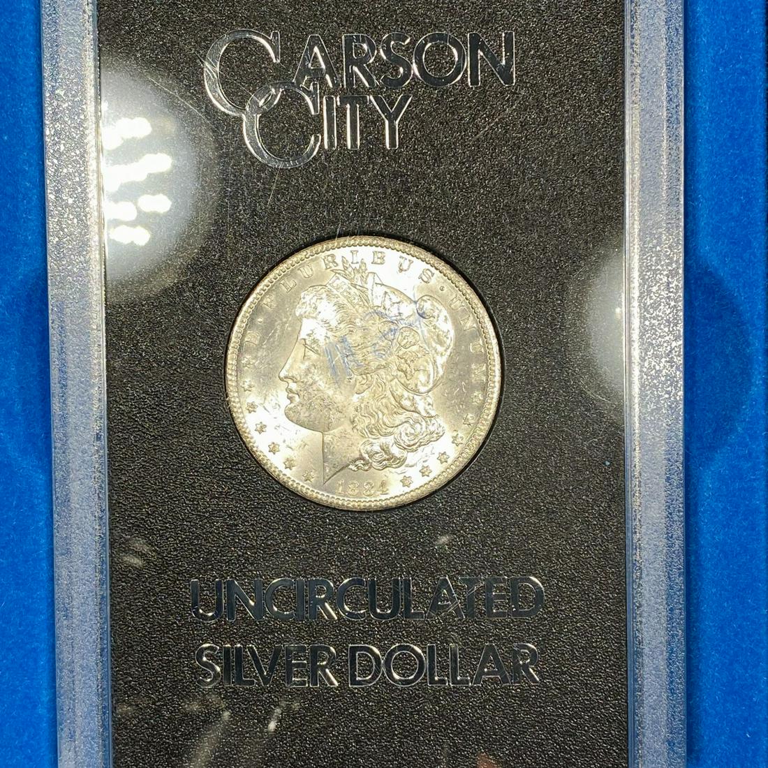 1884-CC Morgan Silver Dollar GSA Hoard - UNC (1 of 2)