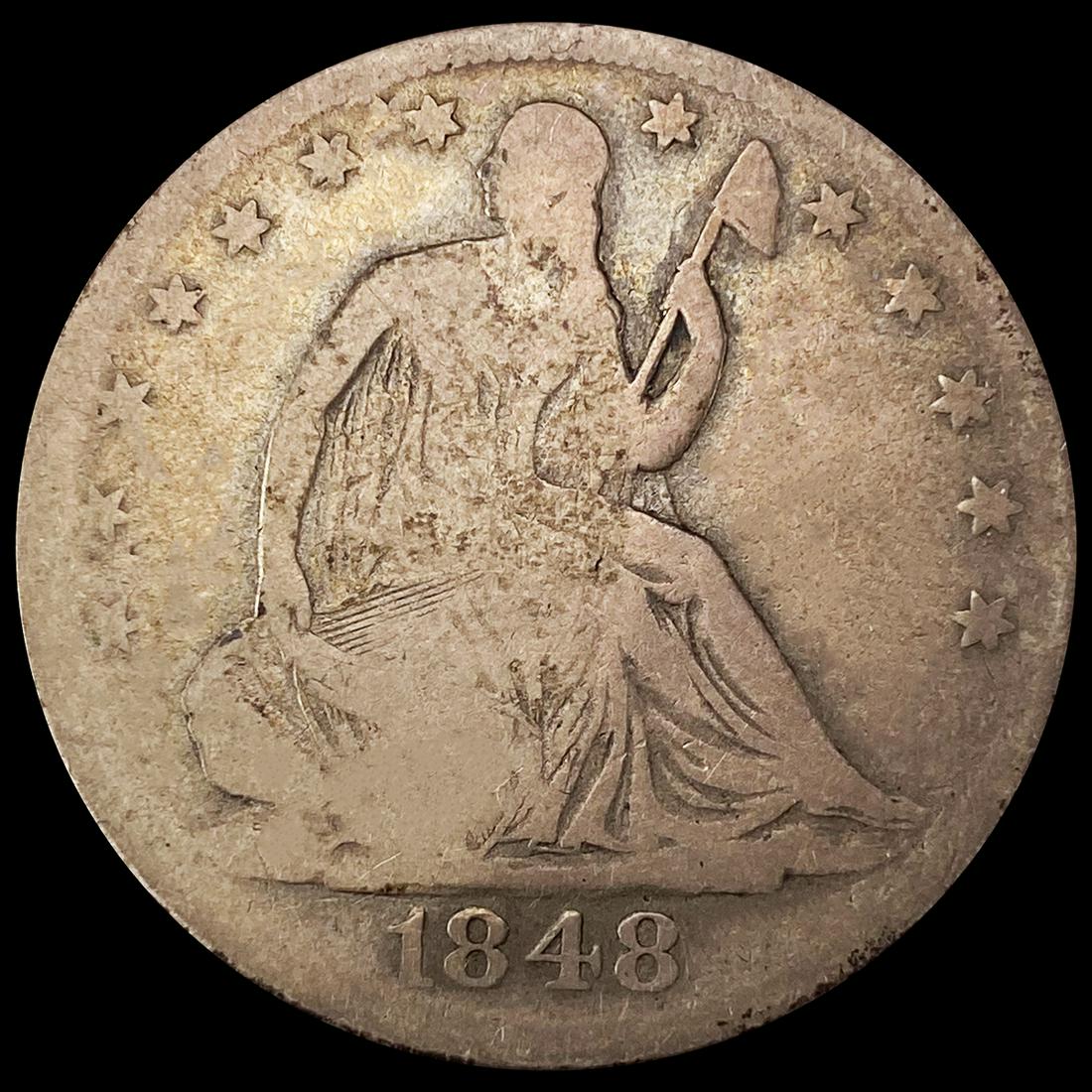 1848-O Seated Liberty Half Dollar NICELY (1 of 2)