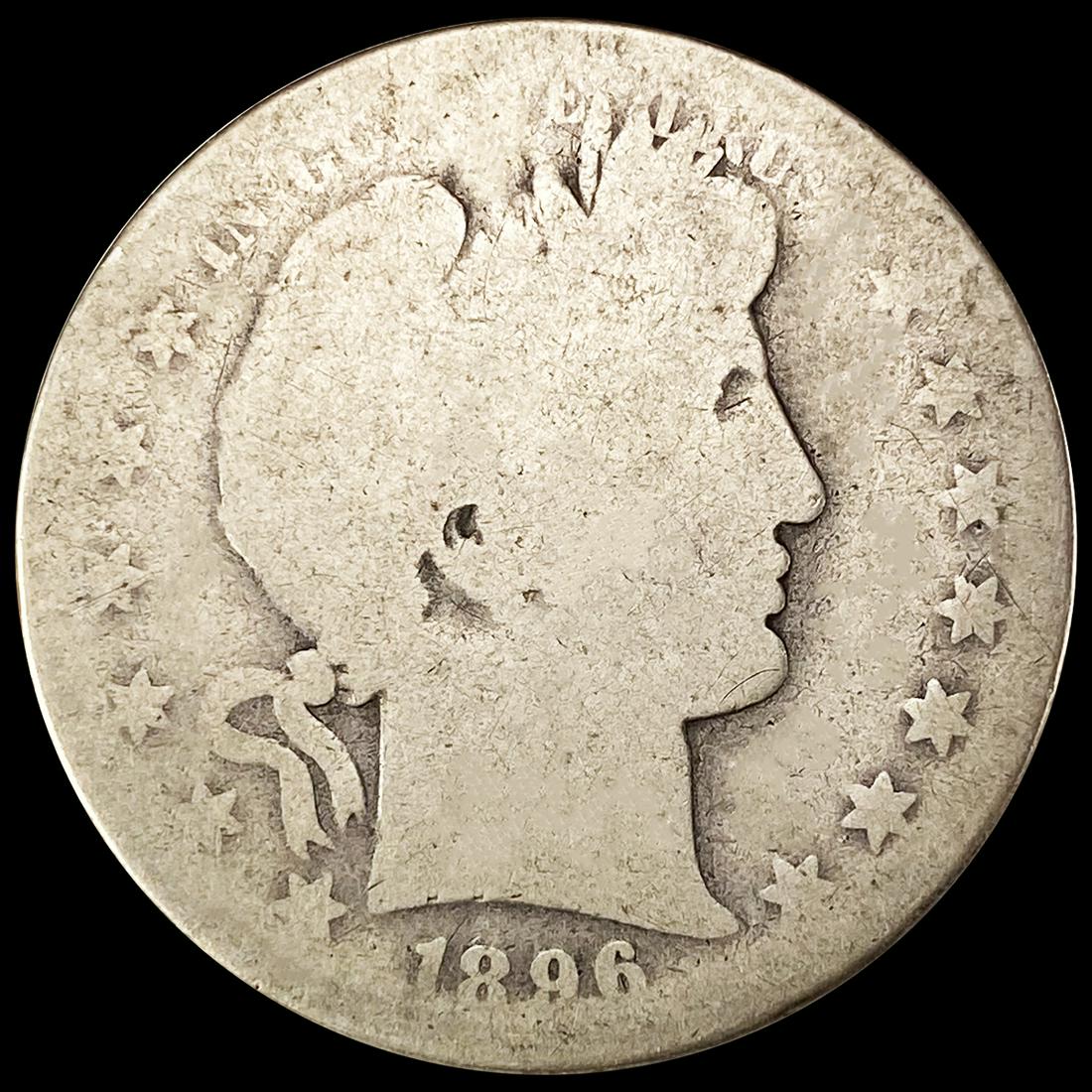 1896-O Barber Half Dollar NICELY CIRCULATED (1 of 2)