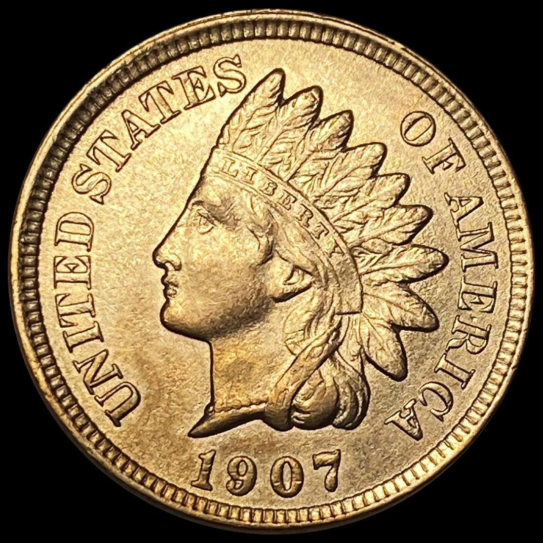 1907 RD Indian Head Cent UNCIRCULATED (1 of 2)