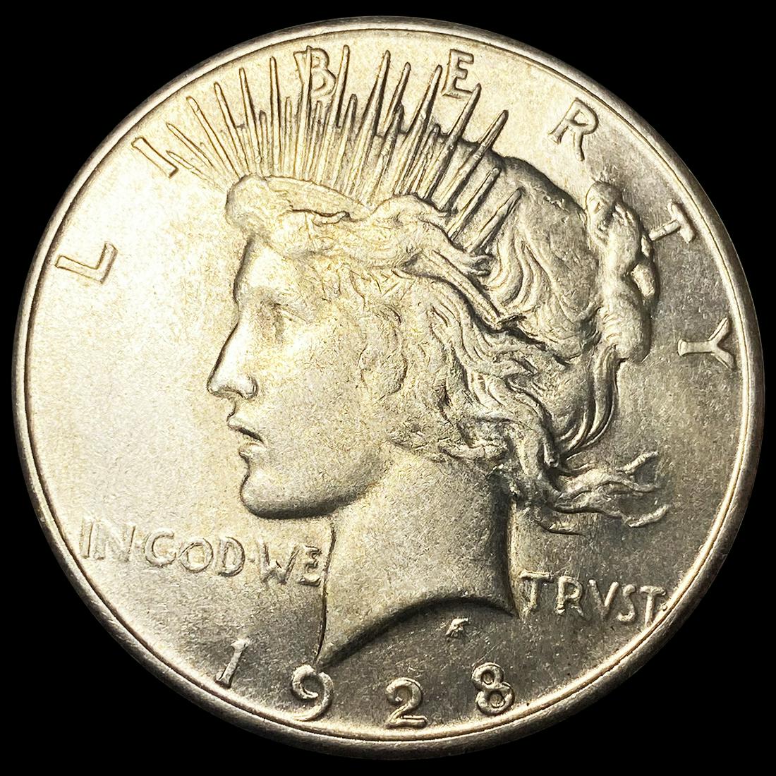 1928-S Silver Peace Dollar CLOSELY UNCIRCULATED (1 of 2)