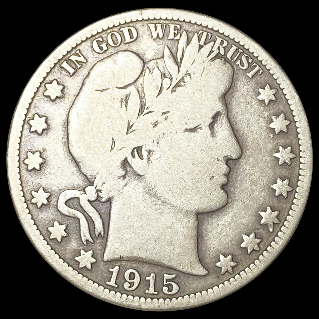 1915 Barber Half Dollar NICELY CIRCULATED (1 of 2)