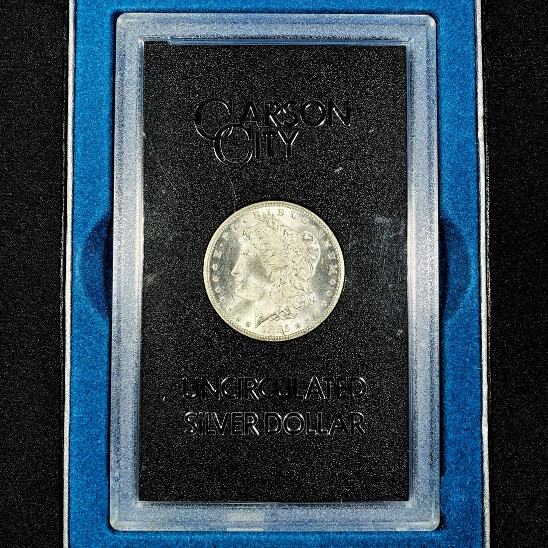 1885-CC Morgan Silver Dollar -GEM BU GSA (1 of 2)