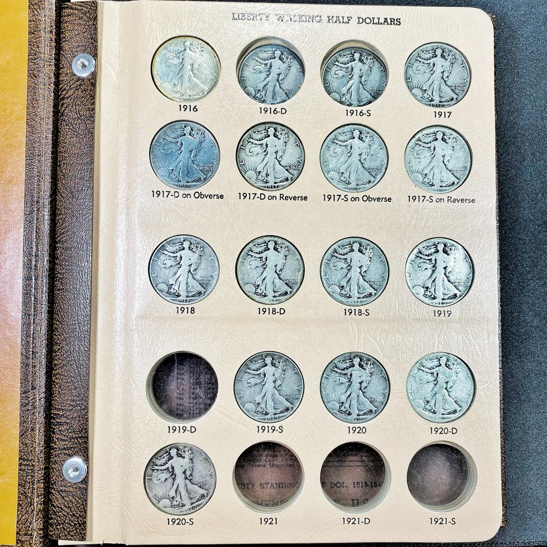 1916-1929 Liberty Walking Half Dollars 19 Coins - (1 of 5)