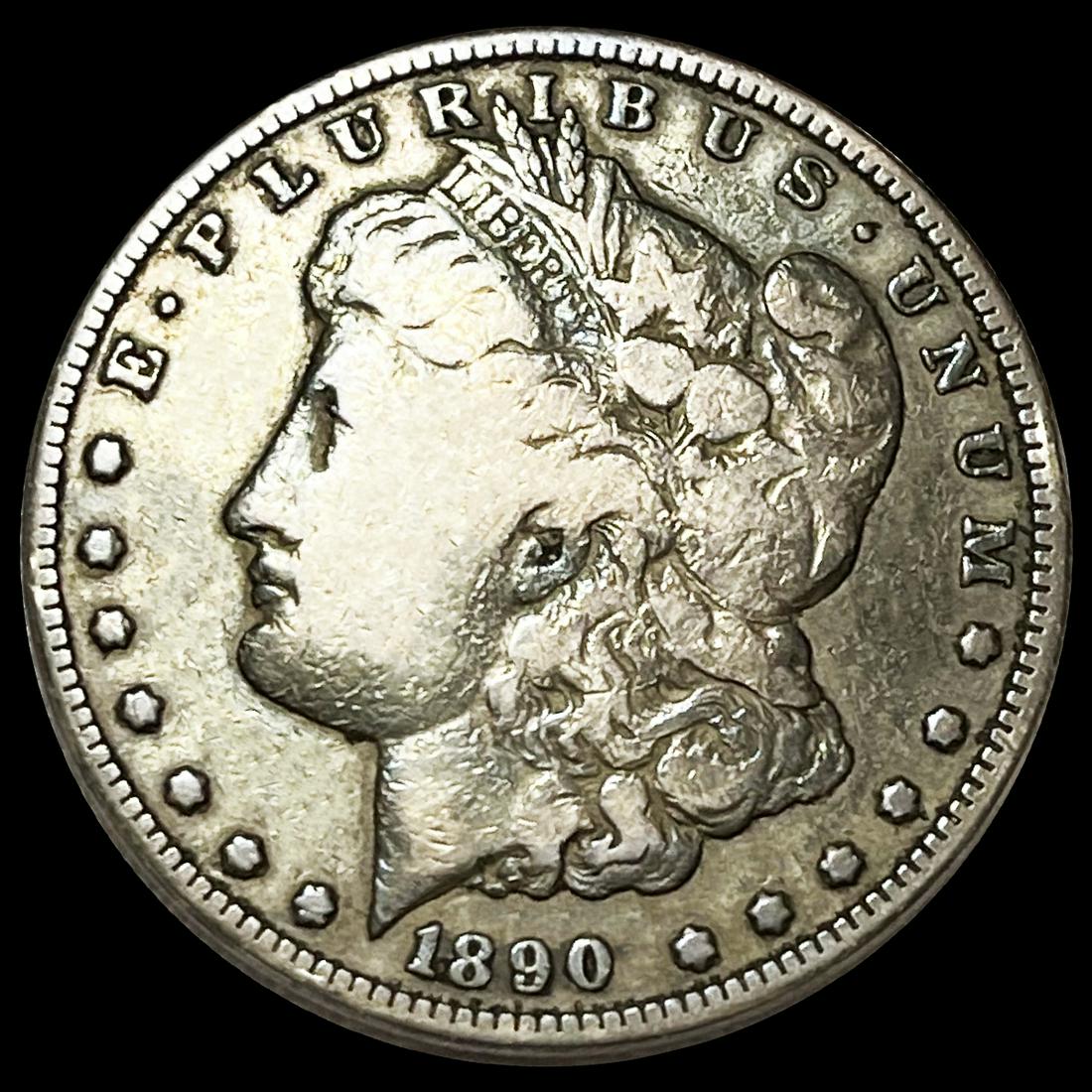 1890-CC Morgan Silver Dollar NEARLY UNCIRCULATED (1 of 2)