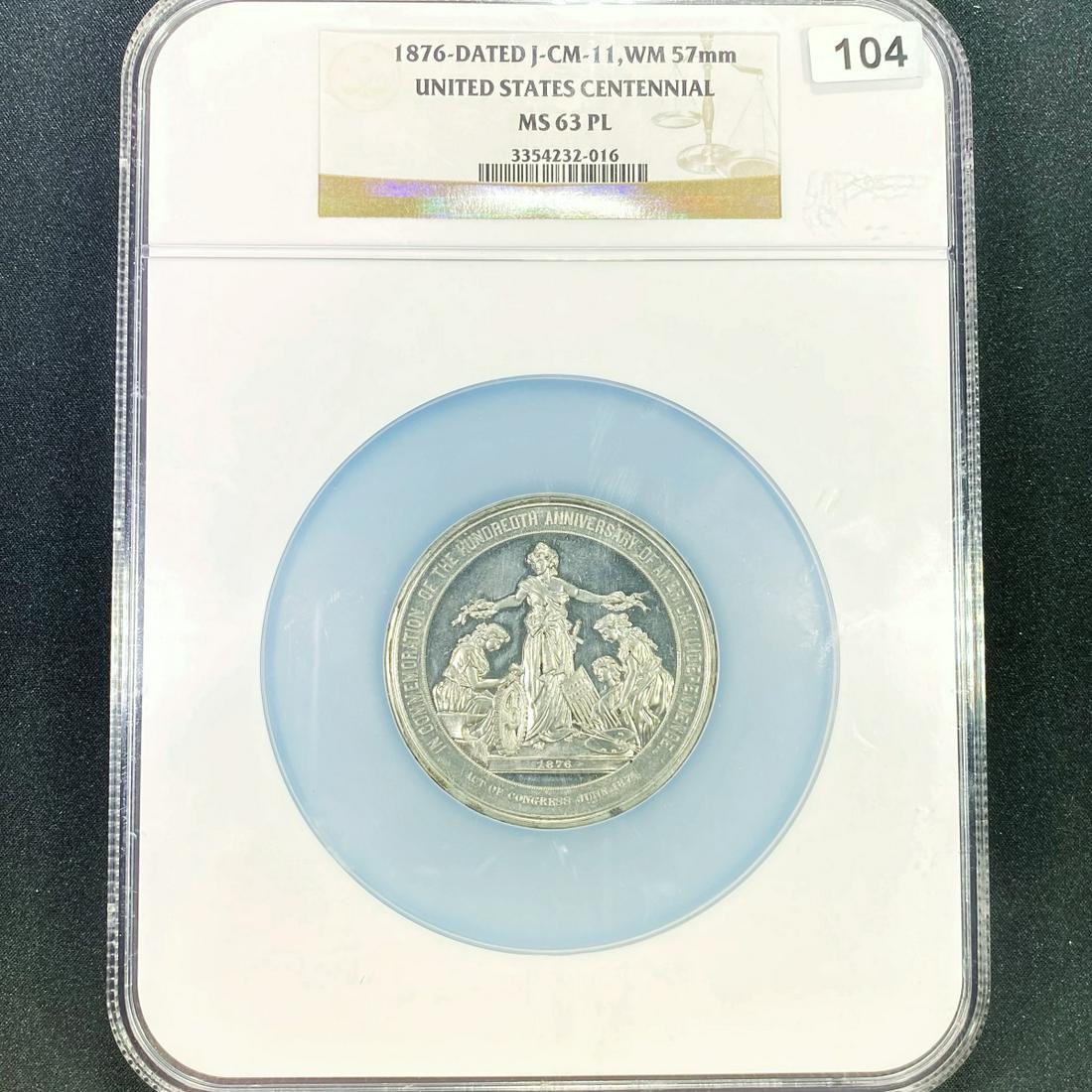1876 United States Centennial NGC - MS63 PL (1 of 2)