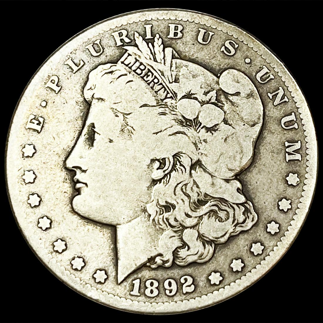 1892-CC Morgan Silver Dollar NICELY CIRCULATED (1 of 2)