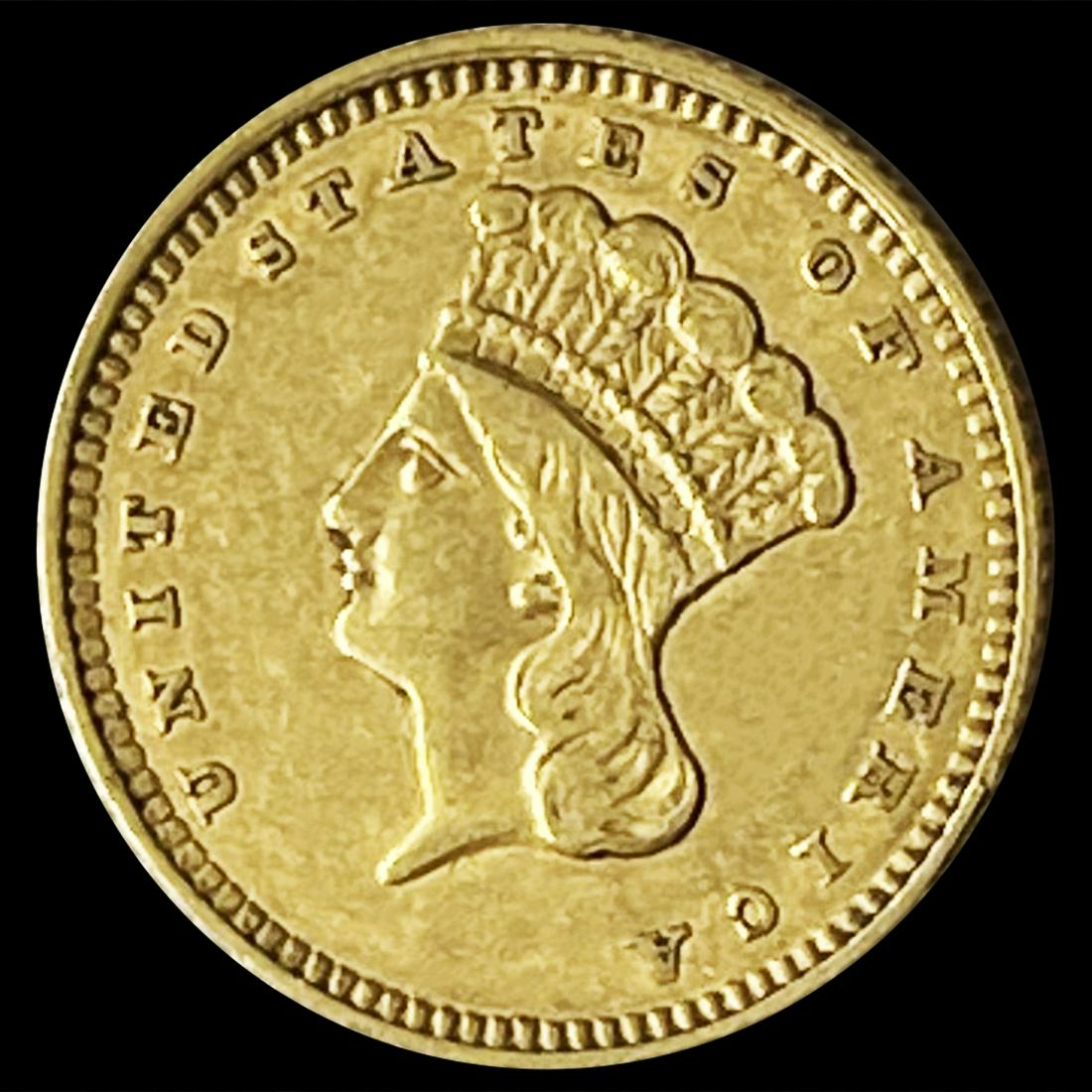 1862 Rare Gold Dollar UNCIRCULATED (1 of 2)