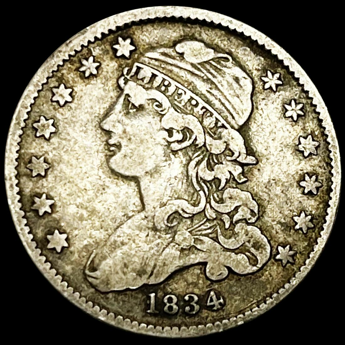 1834 Capped Bust Quarter ABOUT UNCIRCULATED (1 of 2)