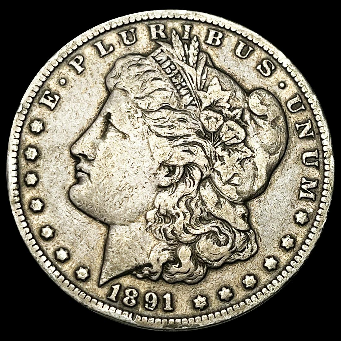 1891-CC Morgan Silver Dollar NEARLY UNCIRCULATED (1 of 2)