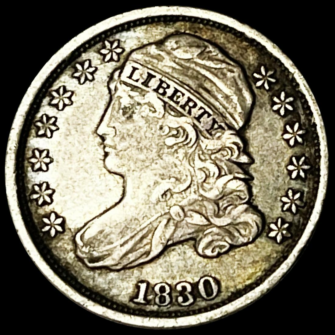 1830 Sml. '10C' Capped Bust Dime LIGHTLY (1 of 2)