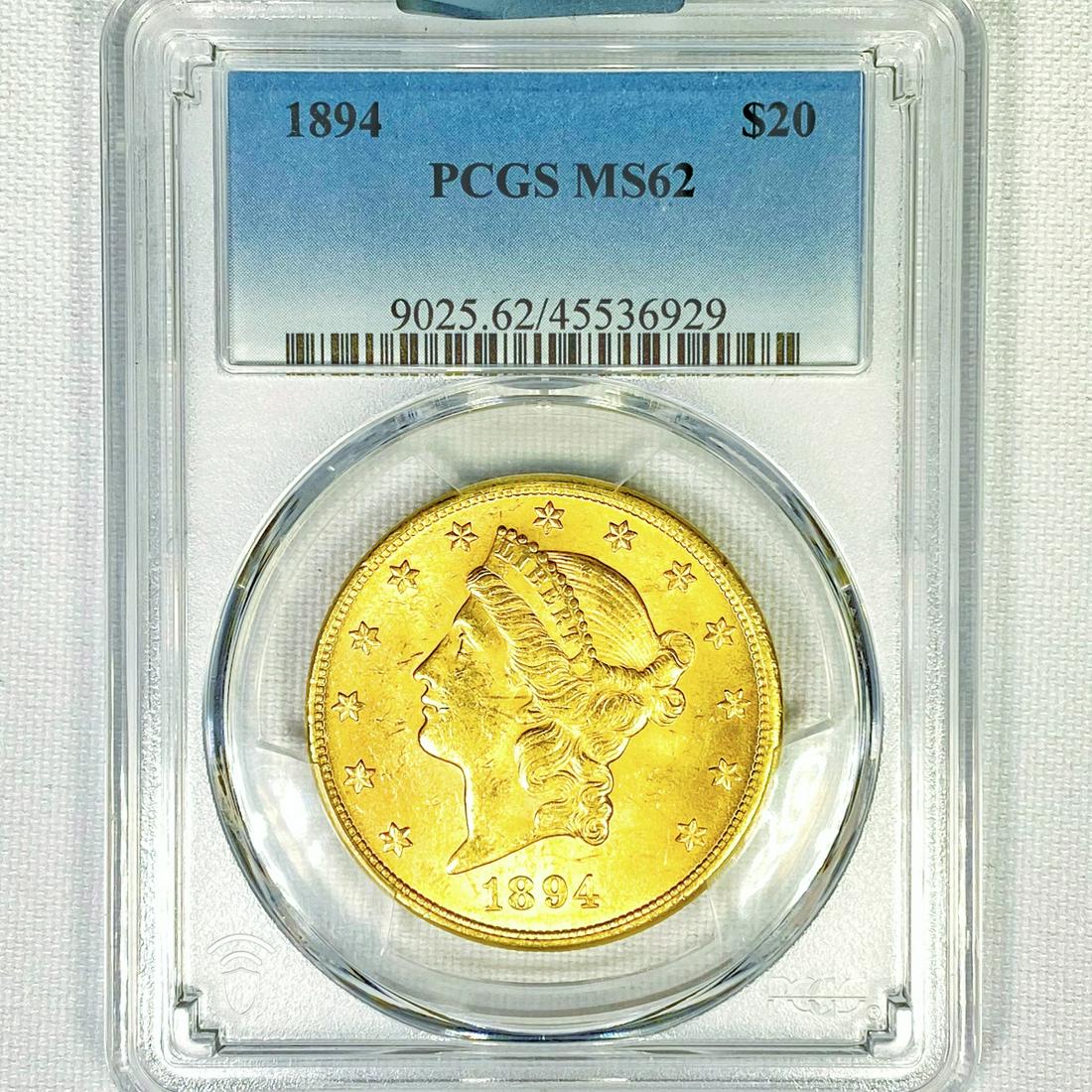 1894 $20 Gold Double Eagle PCGS-MS62 (1 of 2)