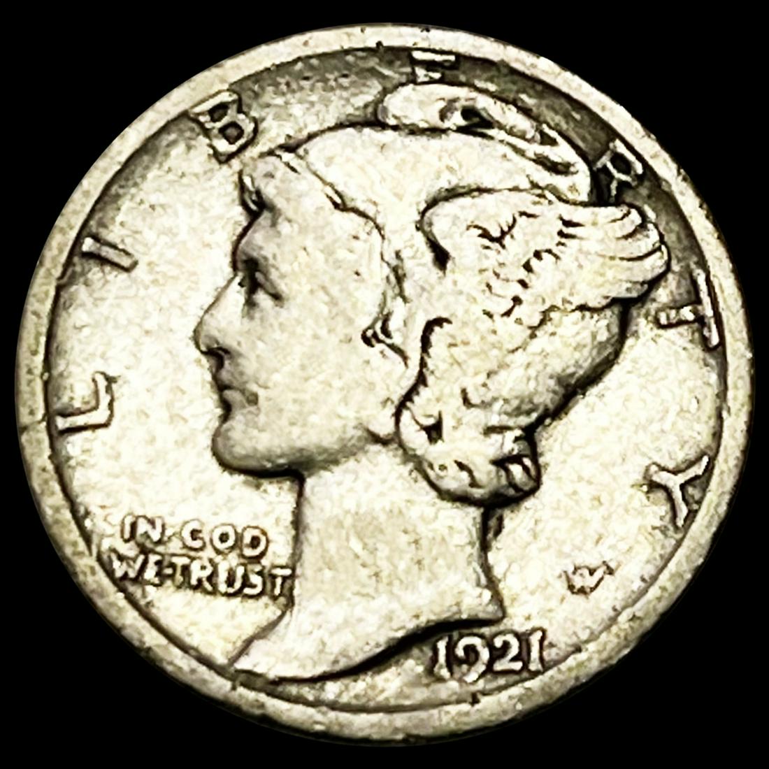1921-D Mercury Dime LIGHTLY CIRCULATED (1 of 2)