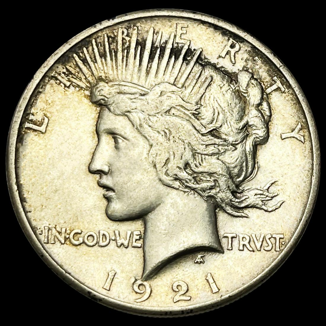 1921 Silver Peace Dollar NEARLY UNCIRCULATED (1 of 2)