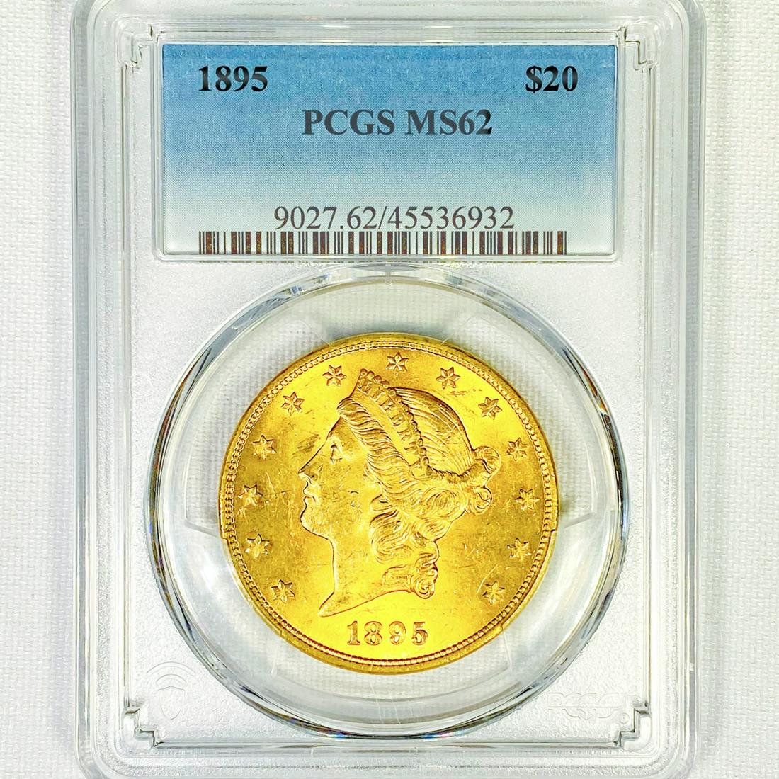1895 $20 Gold Double Eagle PCGS-MS62 (1 of 2)