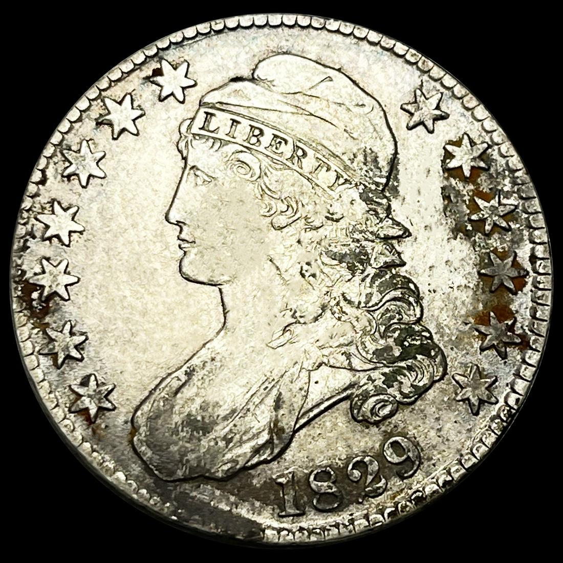 1829 Capped Bust Half Dollar NEARLY UNCIRCULATED (1 of 2)