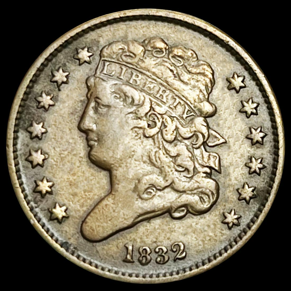 1832 Classic Head Half Cent NEARLY UNCIRCULATED (1 of 2)