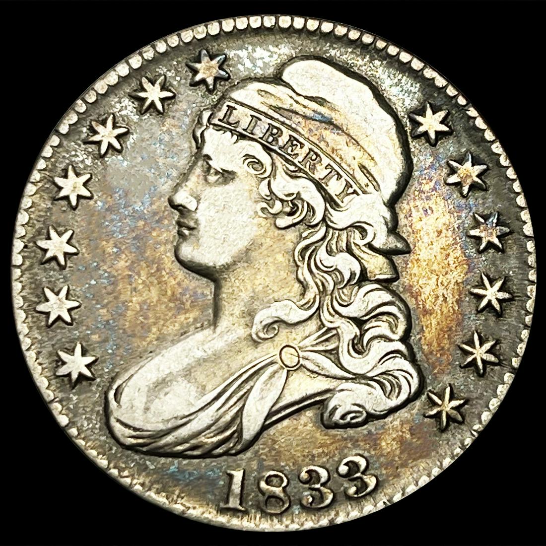 1833 Capped Bust Half Dollar NEARLY UNCIRCULATED (1 of 2)