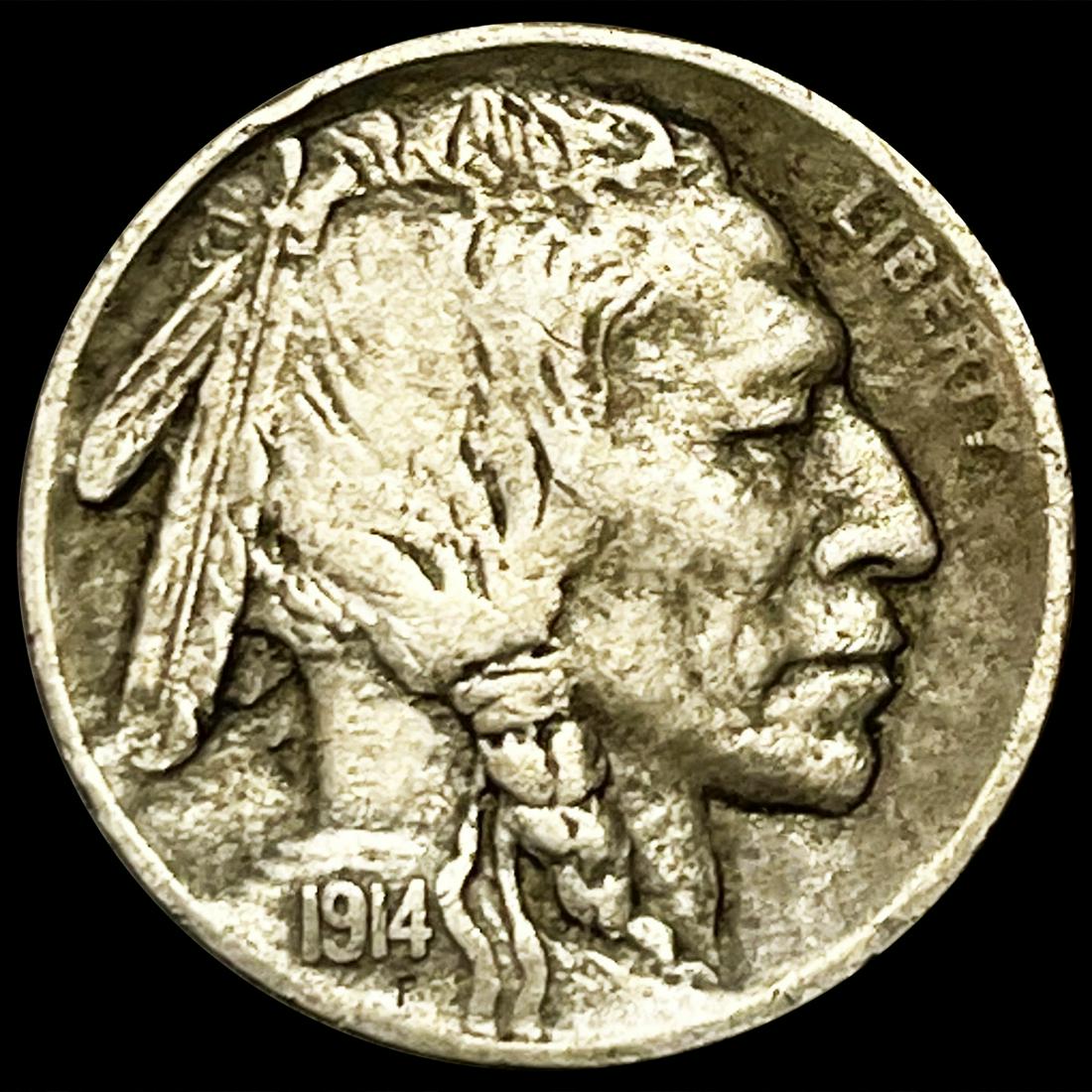 1914-S Buffalo Nickel CLOSELY UNCIRCULATED (1 of 2)