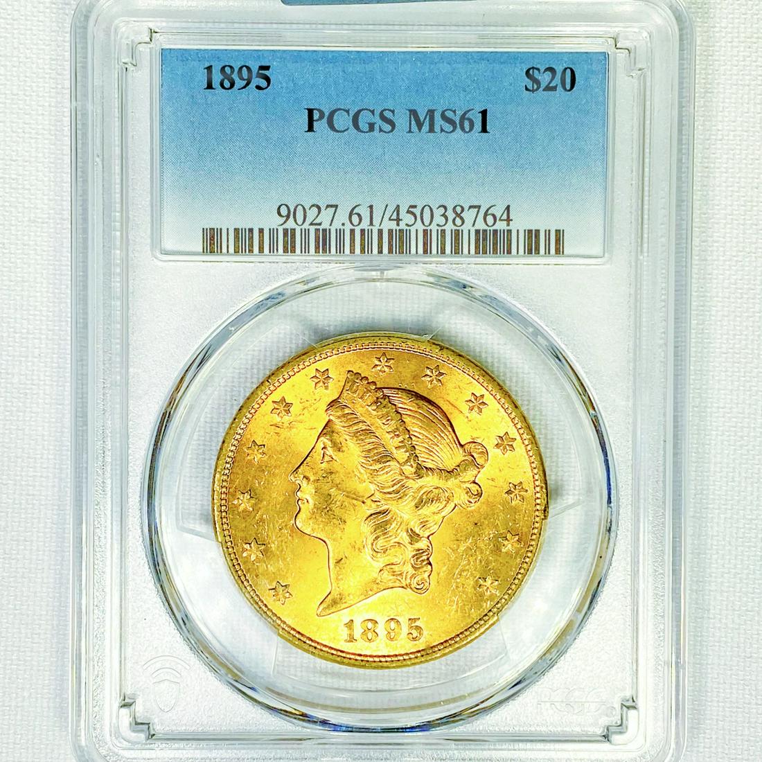 1895 $20 Gold Double Eagle PCGS-MS61 (1 of 2)