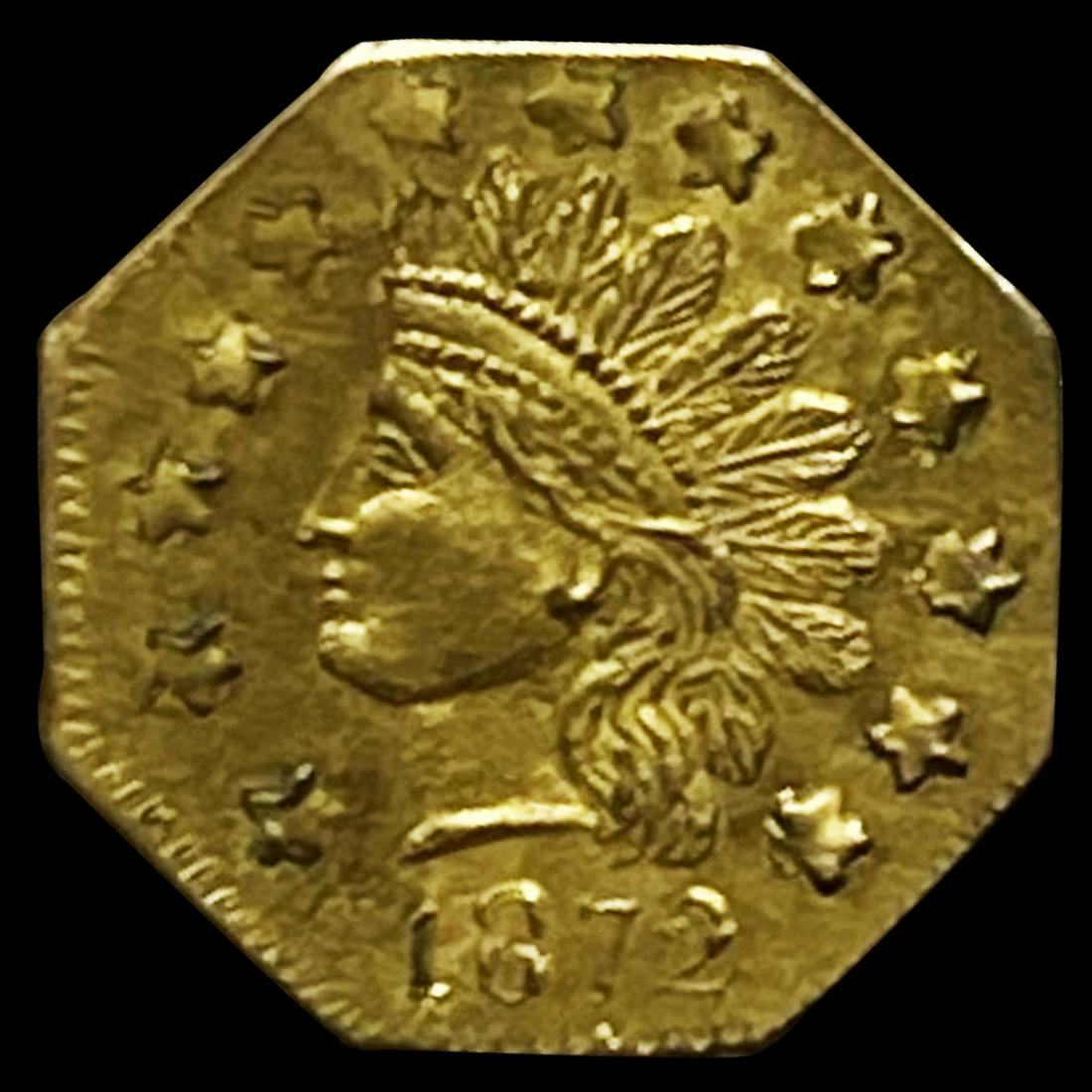 1872 Octagonal California Gold Half Dollar (1 of 2)