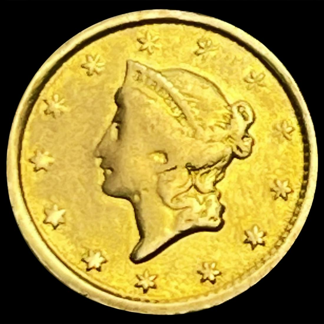 1852-O Rare Gold Dollar ABOUT UNCIRCULATED (1 of 2)