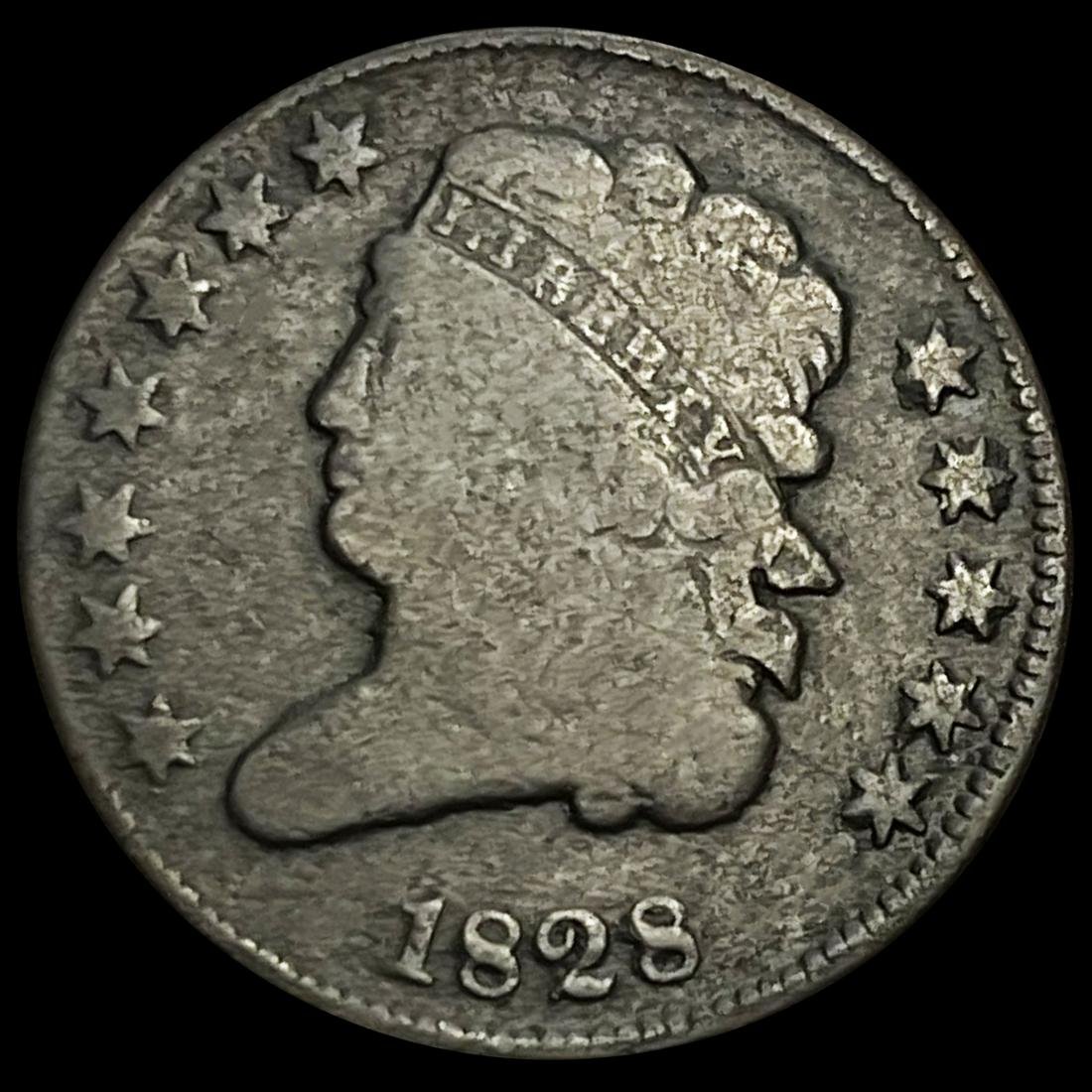 1828 Classic Head Half Cent NICELY CIRCULATED (1 of 2)