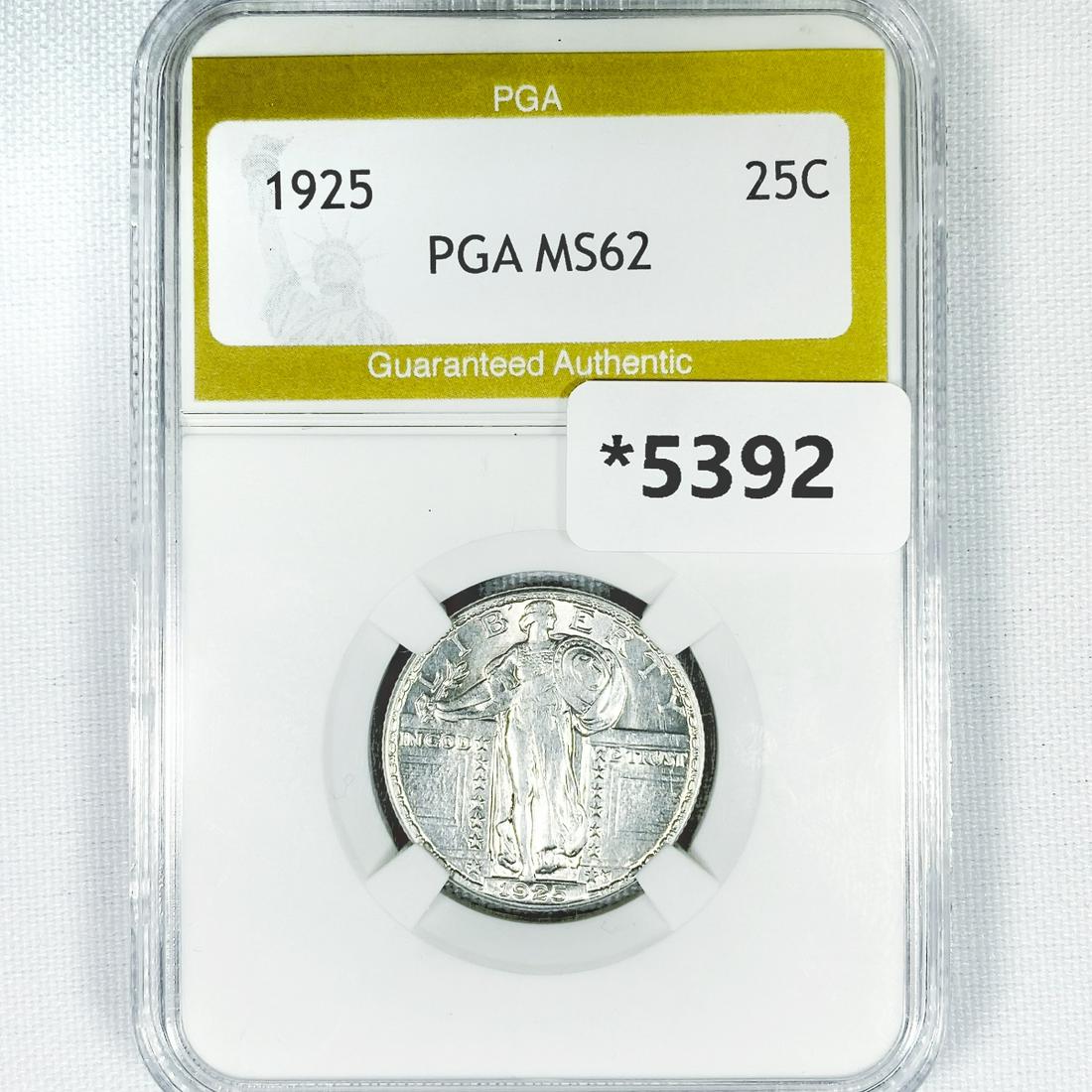 1925 Standing Liberty Quarter PGA-MS62 (1 of 2)