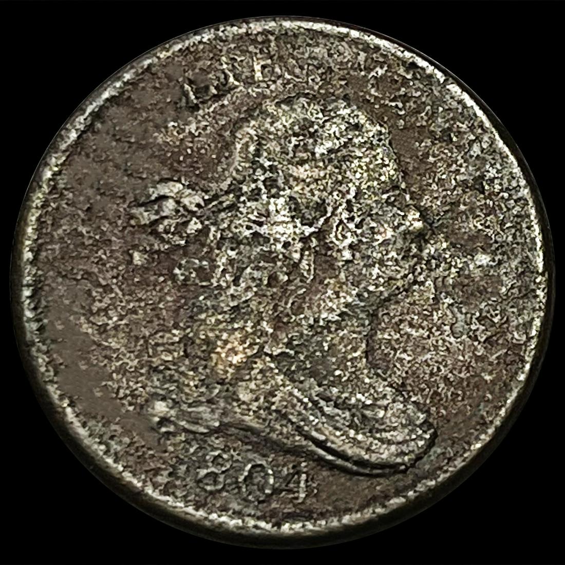 1804 Draped Bust Half Cent NICELY CIRCULATED (1 of 2)