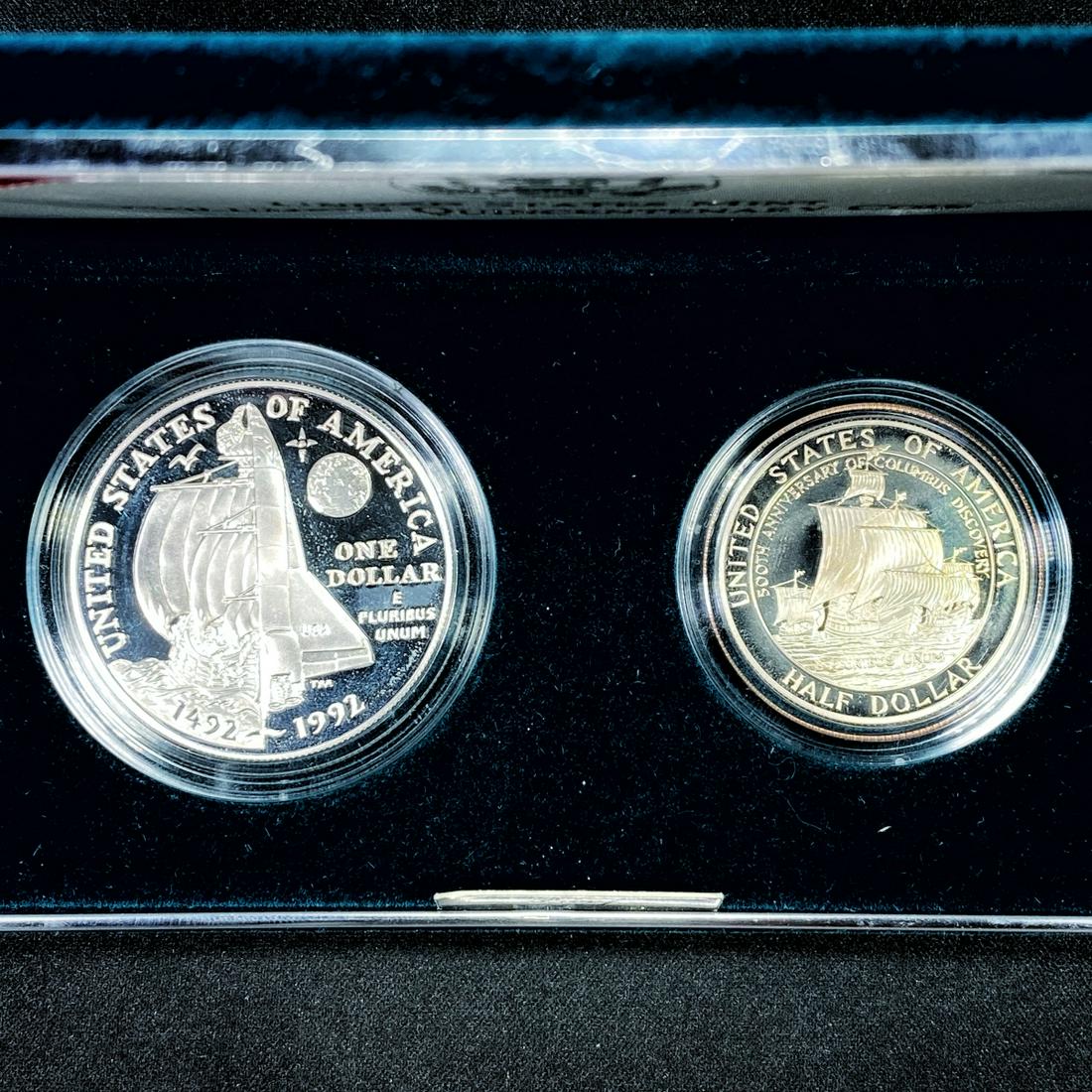 1992 Columbus Quincentenary 2 Coin Set PROOF (1 of 3)