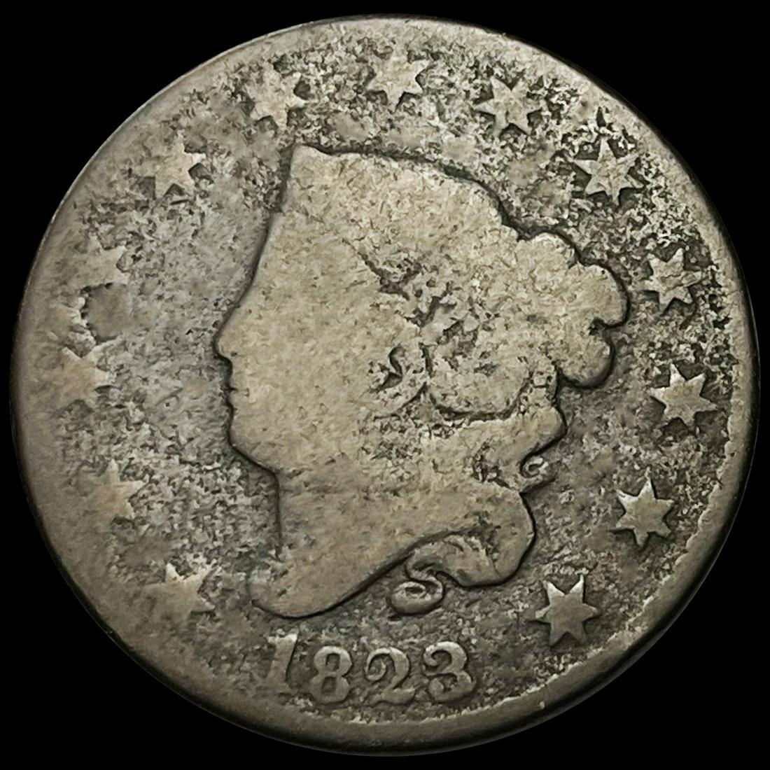 1823/2 Large Cent NICELY CIRCULATED (1 of 2)