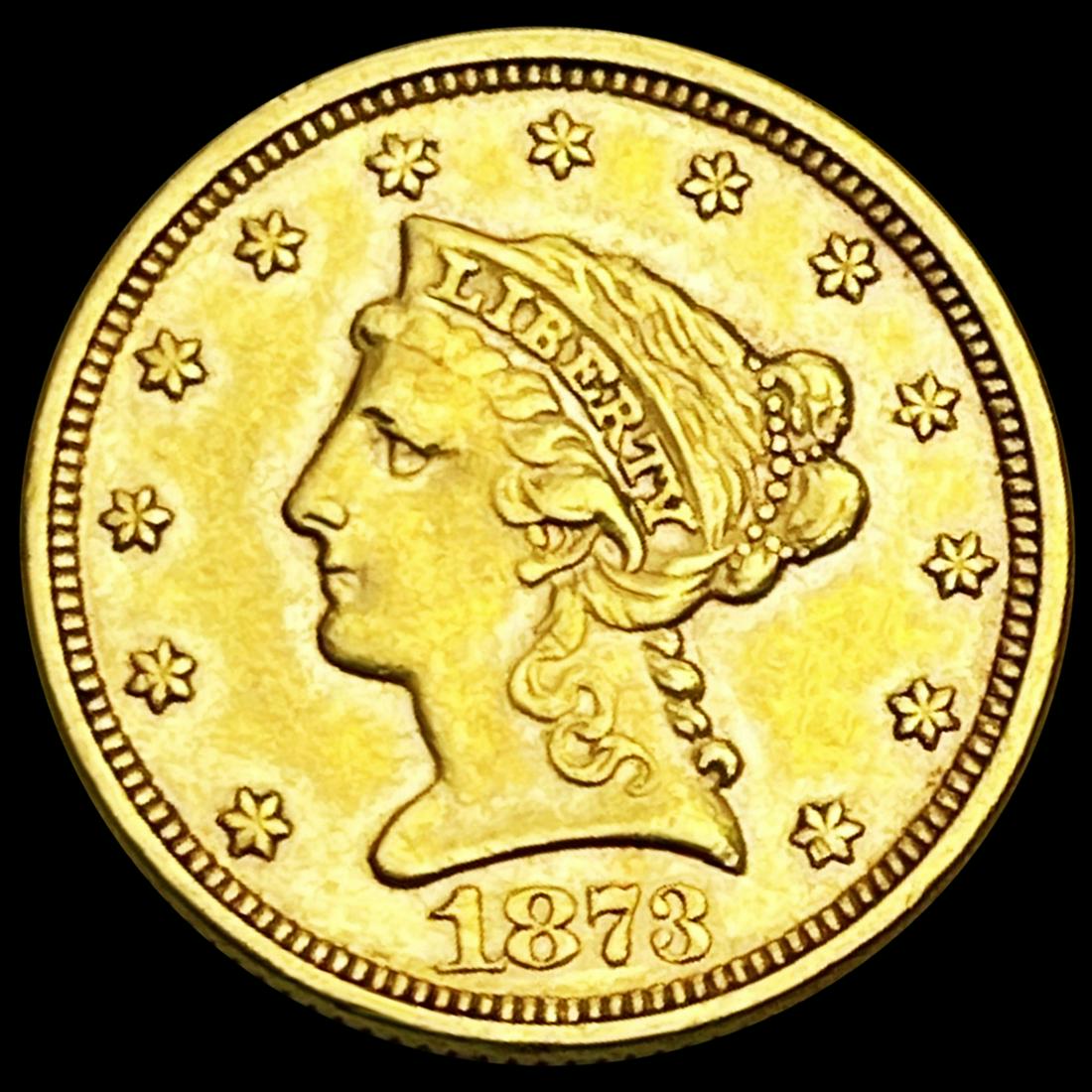 1873 $2.50 Gold Quarter Eagle UNCIRCULATED (1 of 2)